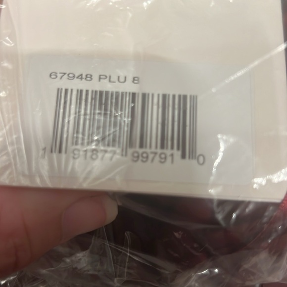 Mac Duggal 67948 NWT Plum Pleated Cut Out Long Sleeve Lace Up Tiered Gown - Picture 8 of 9